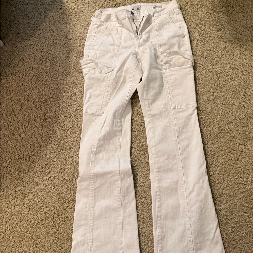 Sofia by Sofia Vergara Cream Bootcut Pants